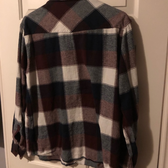 Maroon Coastal Flannel - Picture 4 of 4